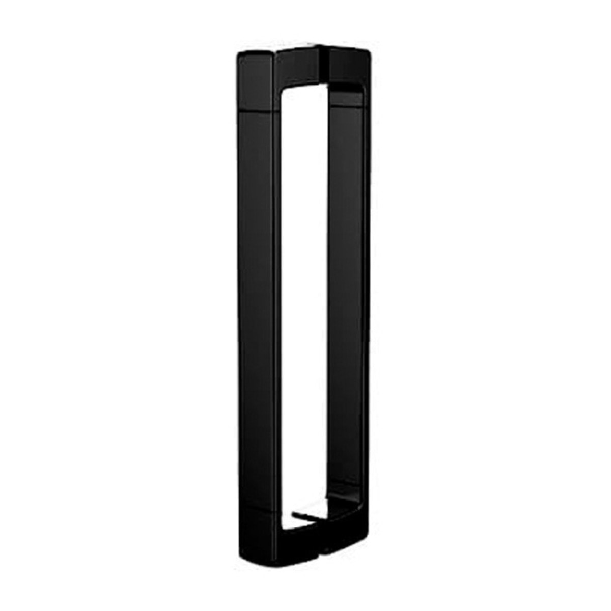 Fusion Porte de douche 80x196cm pivotante anticalcaire avec profilé noir mat (SATFUDP80NIKAC)