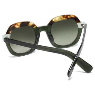 Gafas de sol LENOIR BURDEOS - Gris oscuro transparente con gris degradado
