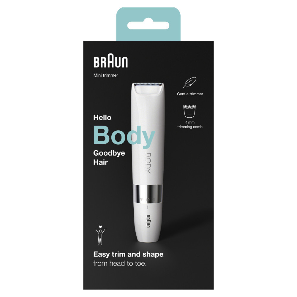 Braun Tondeuse Corps Mini - Blanc