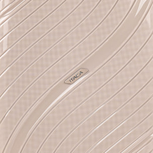 Juego De Maletas Rígidas Pp Itaca Danubio Taupe