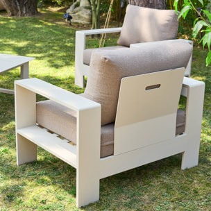 Salon de jardin aluminium 5 places ALORE