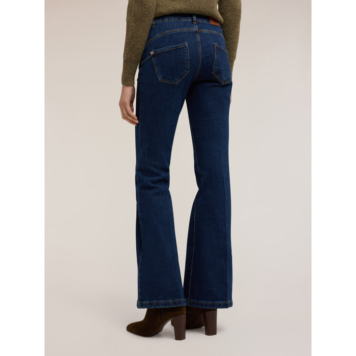 Motivi - Jeans flare push-up Elle - Blu