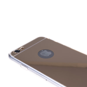 CUSTODIA IN SILICONE COLORE METALLICO IP6