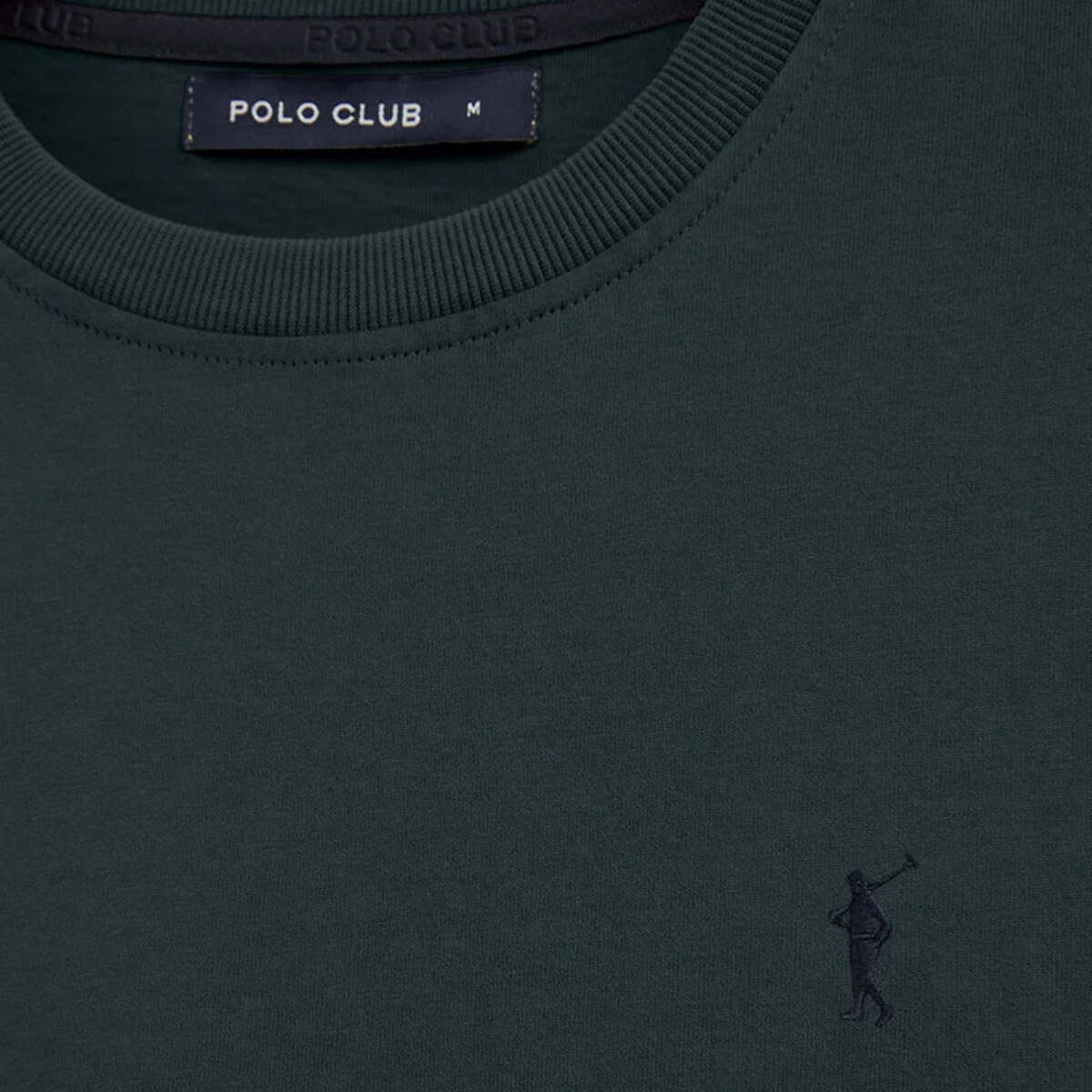 Camiseta azul marino de corte holgado y cuello redondo con logo Rigby Go