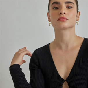 Pendientes Lux by Lux acabados baño Oro 18K