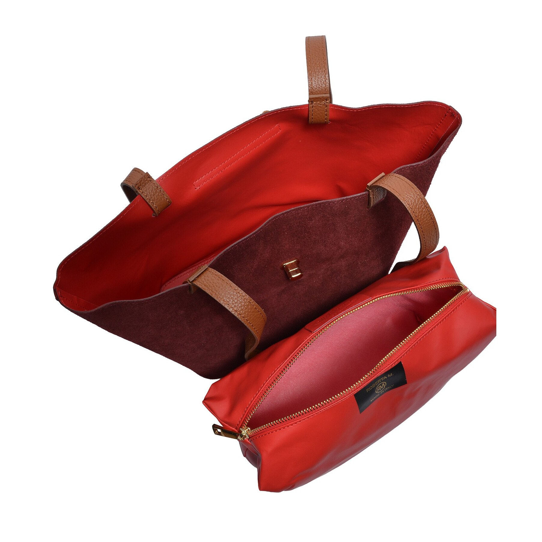 Tote Anna Luchini Bordeaux