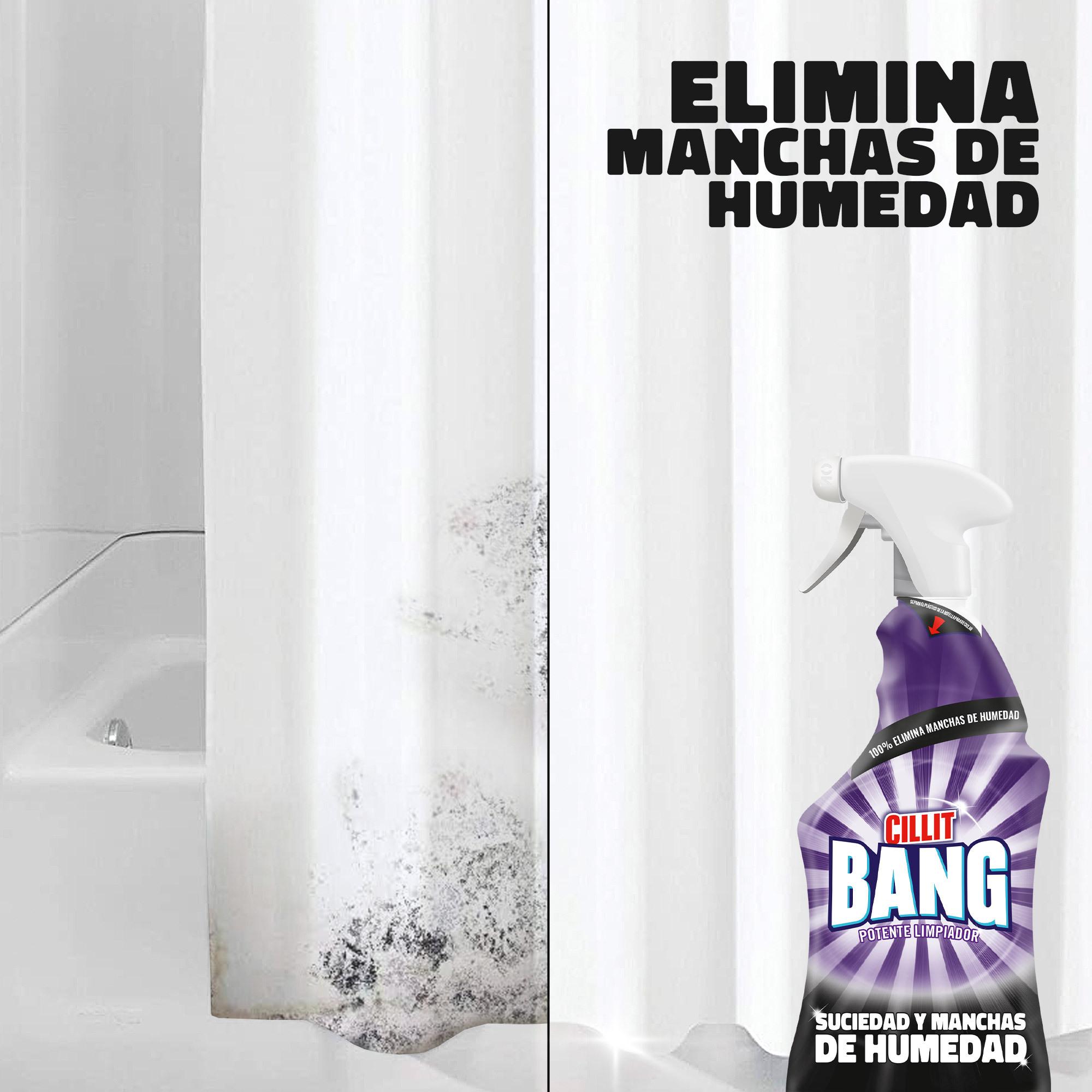 Cillit Bang - Spray Suciedad y Manchas de Humedad, para baño 750ml, Pack 3x750ml