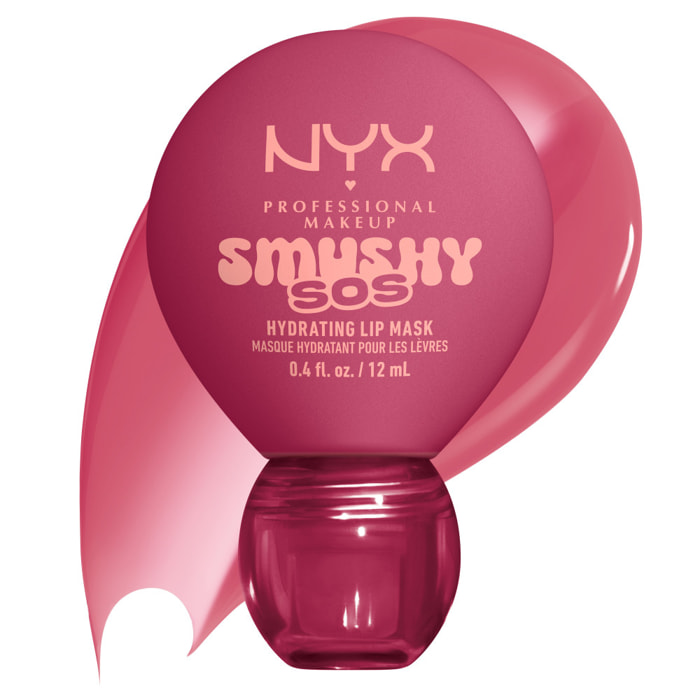 NYX Professional Makeup Smushy SOS Soin lèvres 2-en-1 Baume Jour & Masque Nuit ROSE RECHARGE