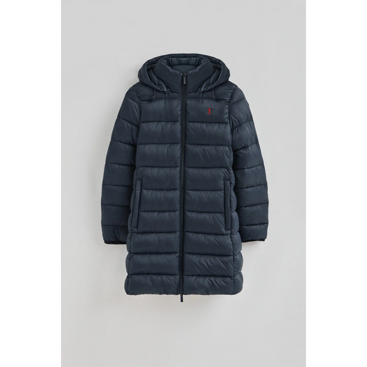 Chaqueta Salima Embroidery azul marino con logo Rigby Go