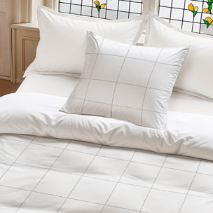 Housse de coussin blanche Amira