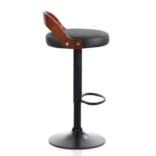 Oresteluchetta Set 2 Sgabelli LYON DARK WOOD