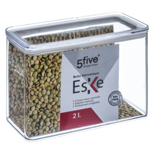 Boîte de conservation rectangulaire angle "Eske" 2L