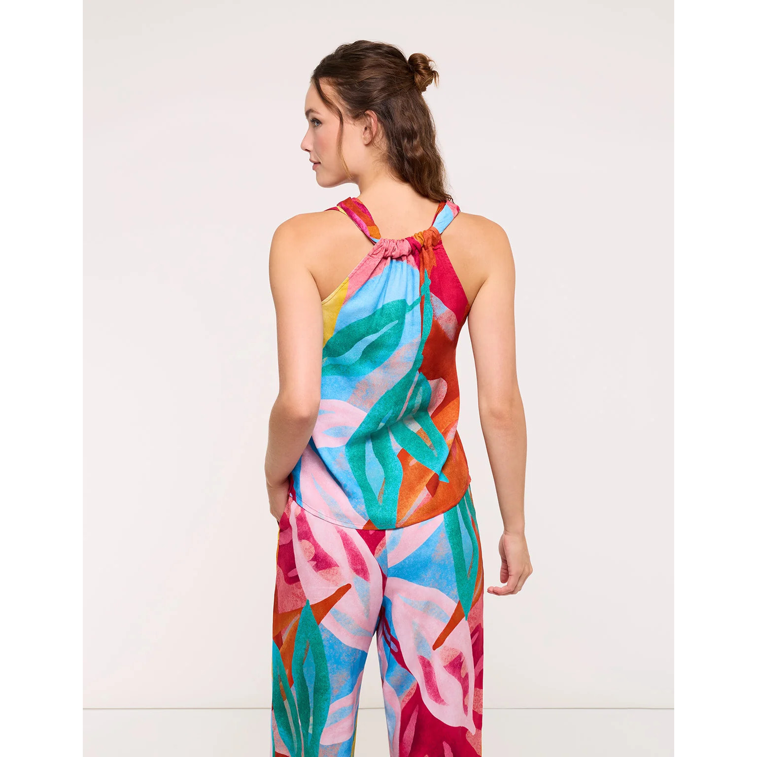 Blusa Sin Mangas Multicolor - Natur