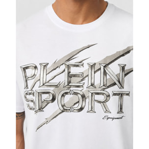PLEIN SPORT Camiseta de cuello redondo y manga corta LOGO
