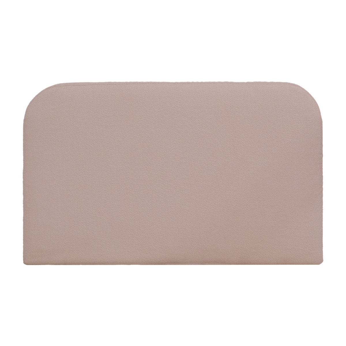 Housse pour tête de lit en bouclé rose en différentes tailles