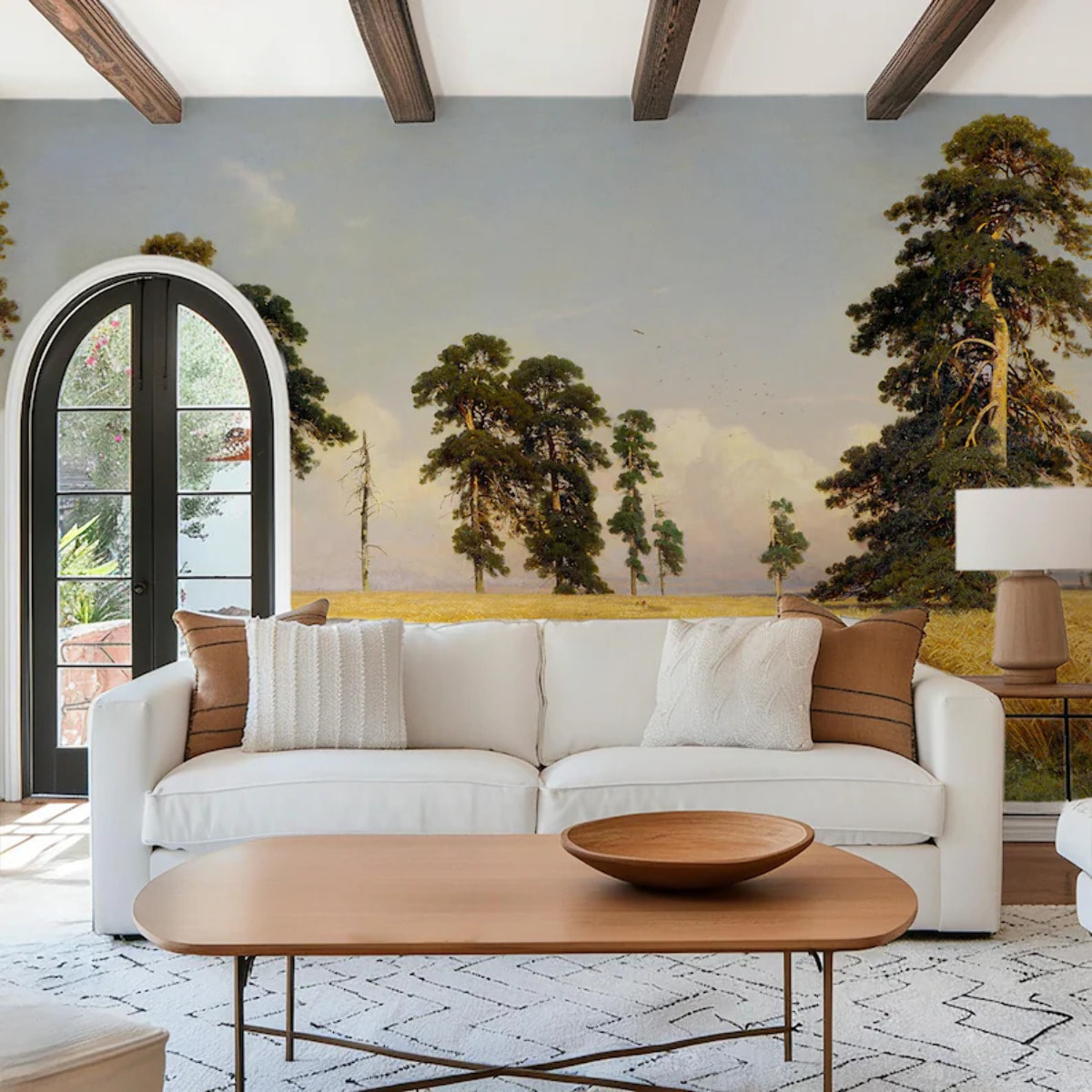 Carta da Parati Campo di Grano Dorato