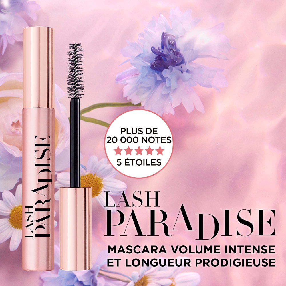 L'Oréal Paris Trousse Femme Luxe - Mascara Lash Paradise Noir Intense + Eyeliner Perfect Slim Noir