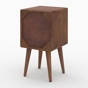 Table de chevet en bois de manguier - Oréa