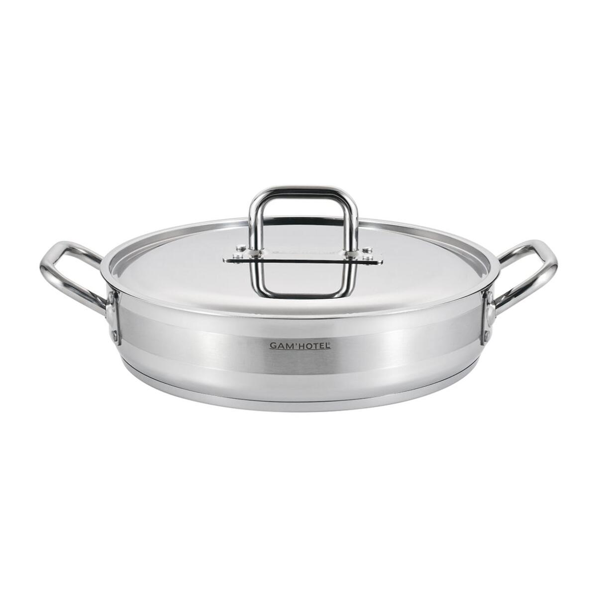 Sautoir inox 36x8,5cm induction