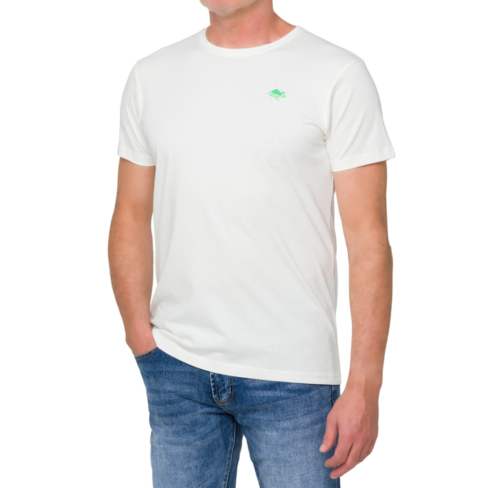 Camiseta de algodón 180 gr Hot Buttered Mistral blanco