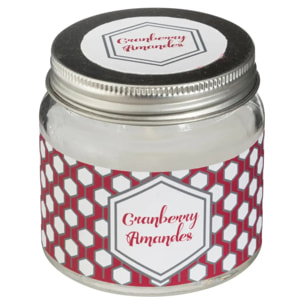 Bougie parfumée cranberry amande 65g