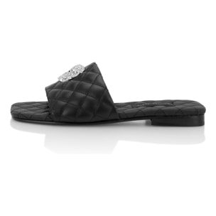 PHILIPP PLEIN Sandali piatti SKULL