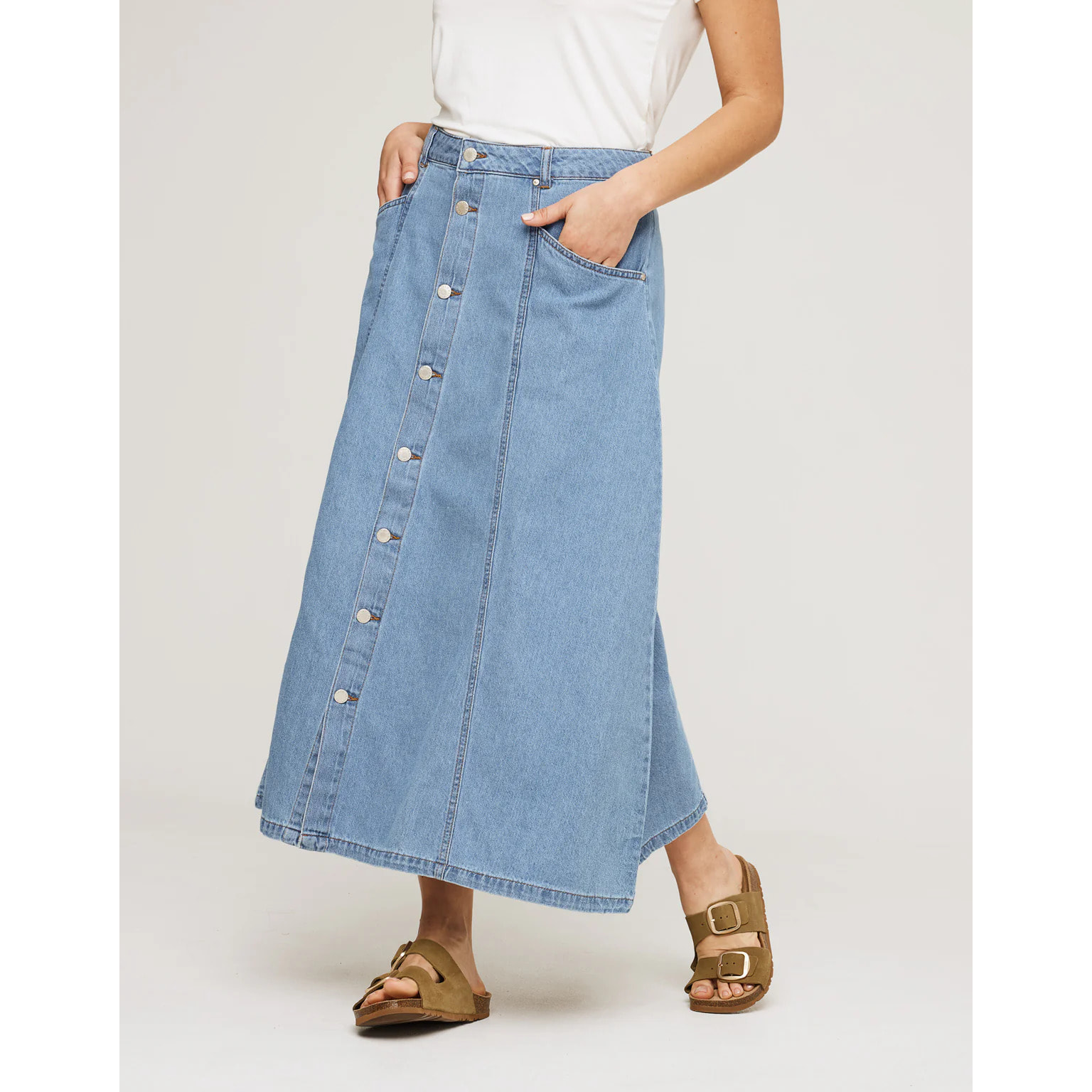 Falda Larga Denim - Jorta
