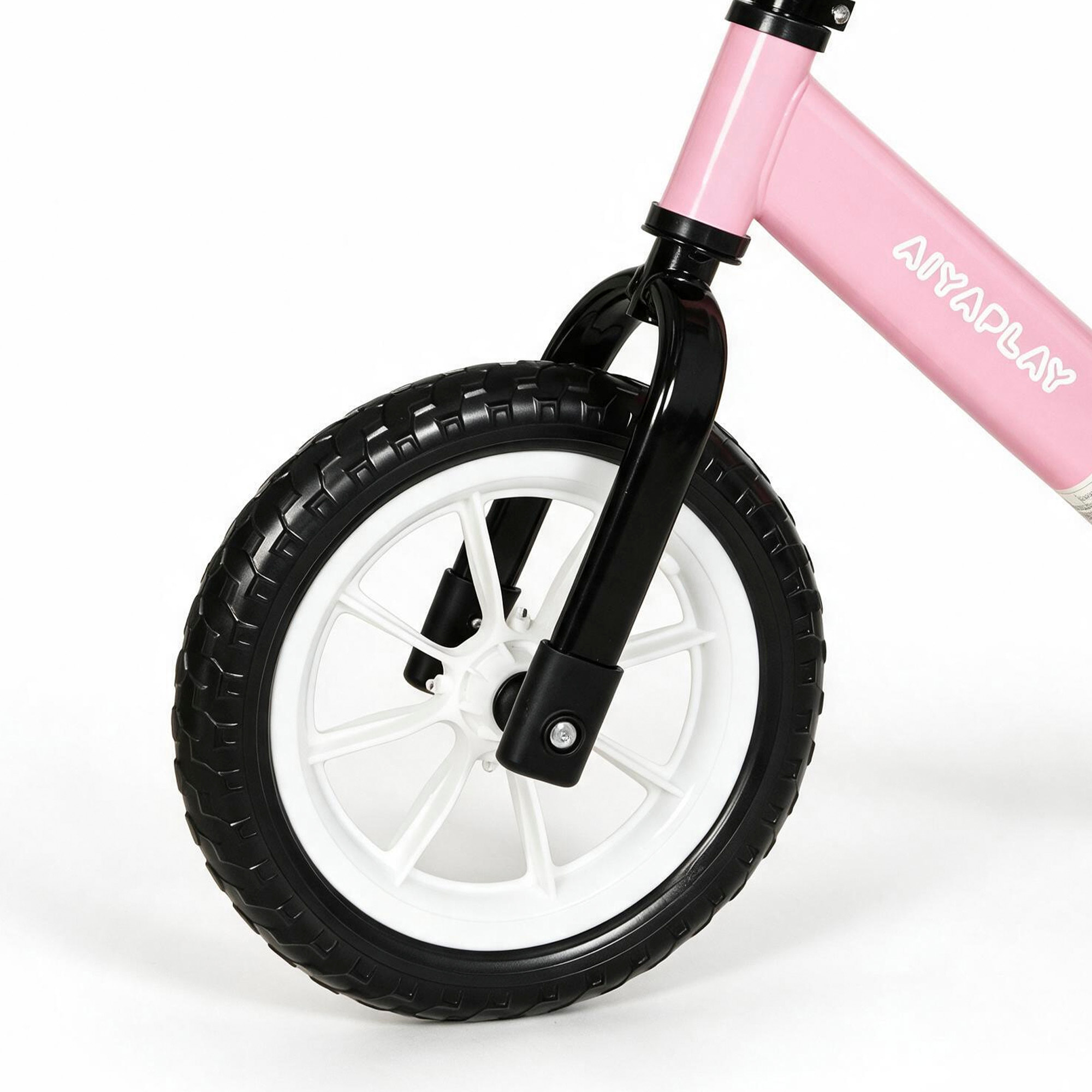 Draisienne enfant LED siège guidon réglables pneus mousse rose