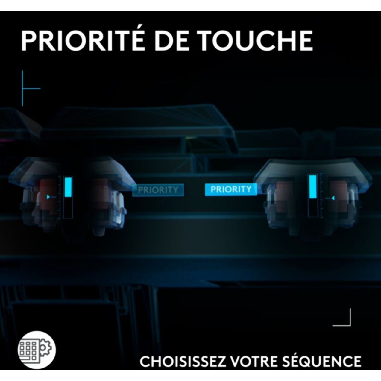 Clavier gamer LOGITECH G515 Clavier Rapid trigger