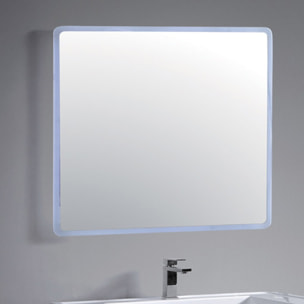 Miroir salle de bain LED 100 x 80 cm