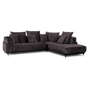 Canapé Tissu Angle droit Fiorenzo - 4 Places