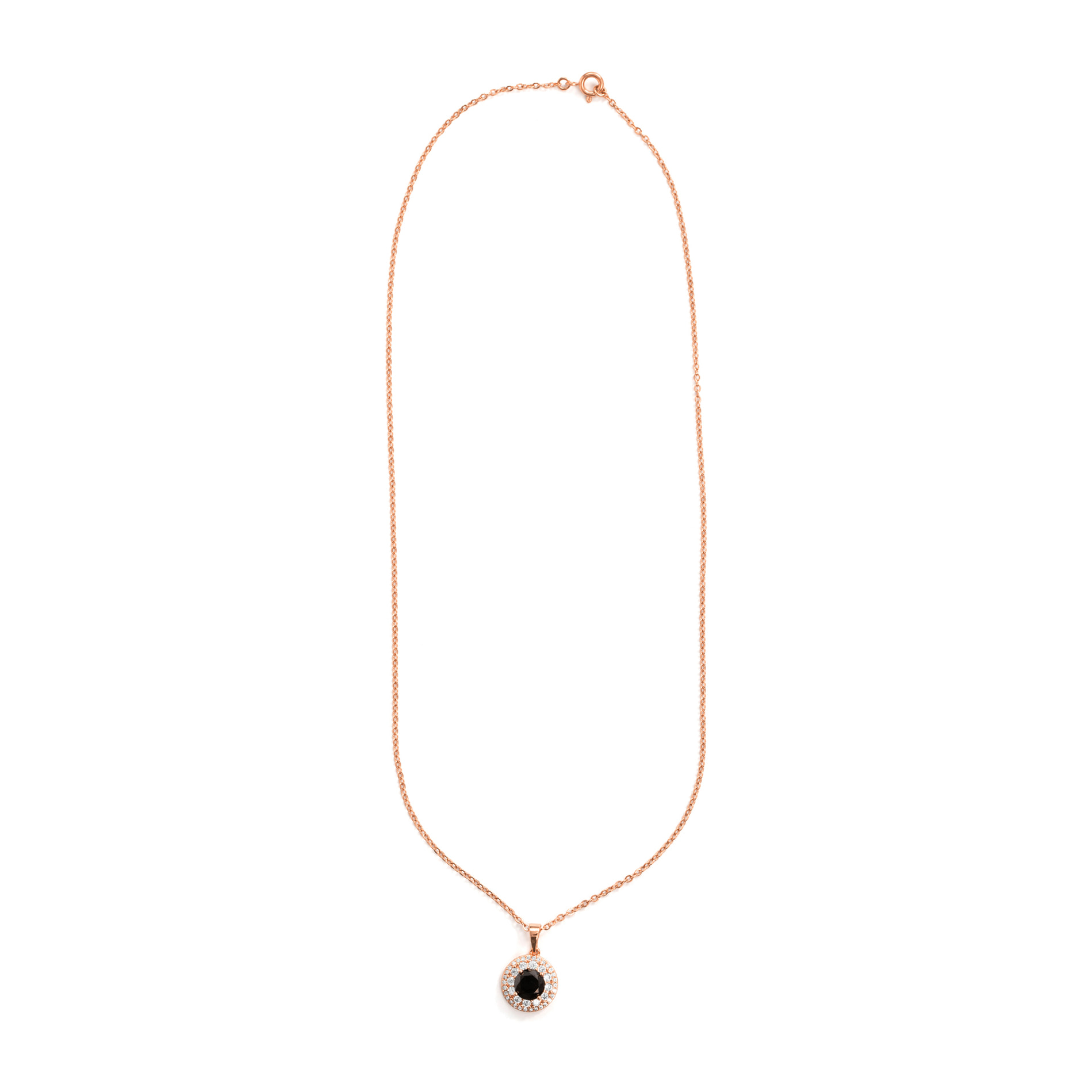 Collar Faizris acabado oro rosa 18k