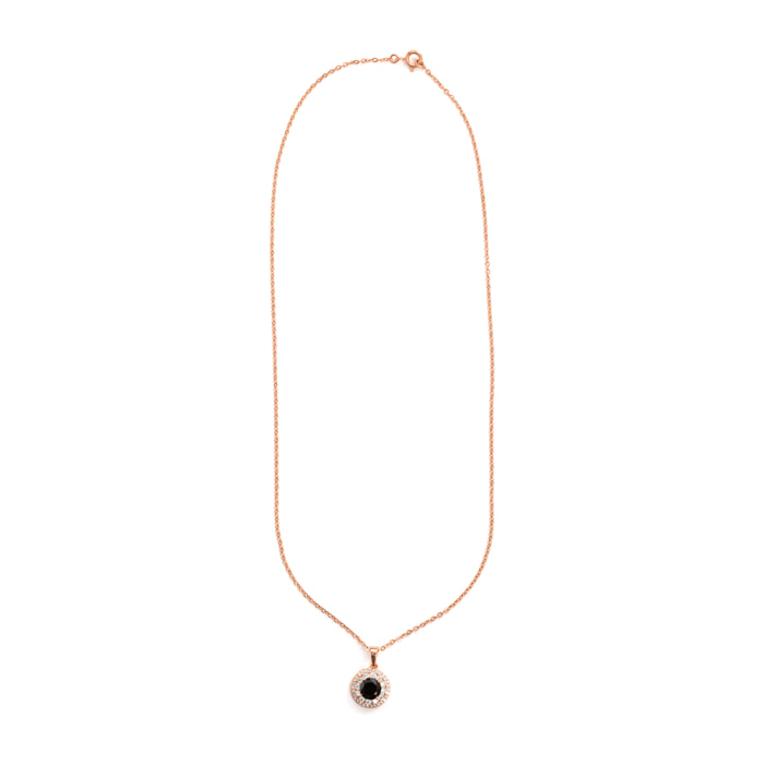 Collar Faizris acabado oro rosa 18k