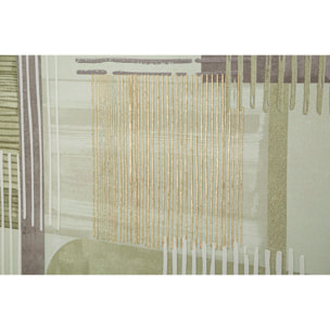 STAMPA DIPINTA SU TELA LIGNES C/CORNICE -A- CM 60X3X60