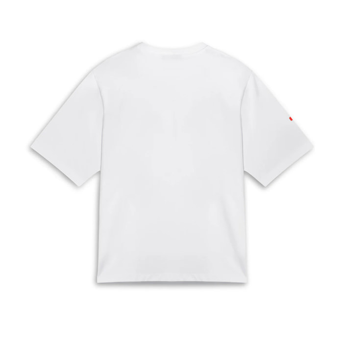 Camiseta Mujer Pasta Lover Blanca / Roja D.Franklin