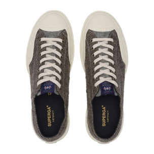 Superga - Sneakers Uomo Donna Grigio - 2432 WORKS WOOL PATCHWORK