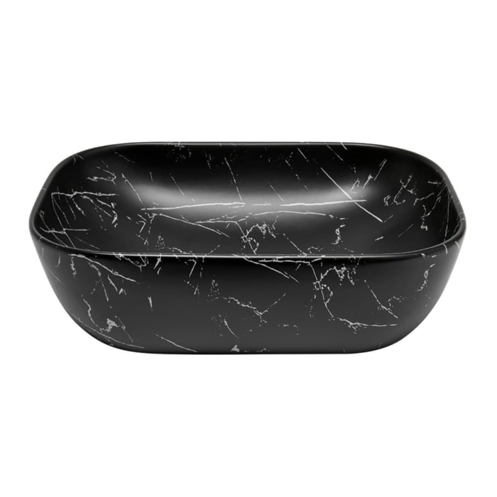 Swiss Aqua Technologies Infinitio 45,5x32,5 cm marbre noir mat sans trop-plein (SATINF4532MRBKM)