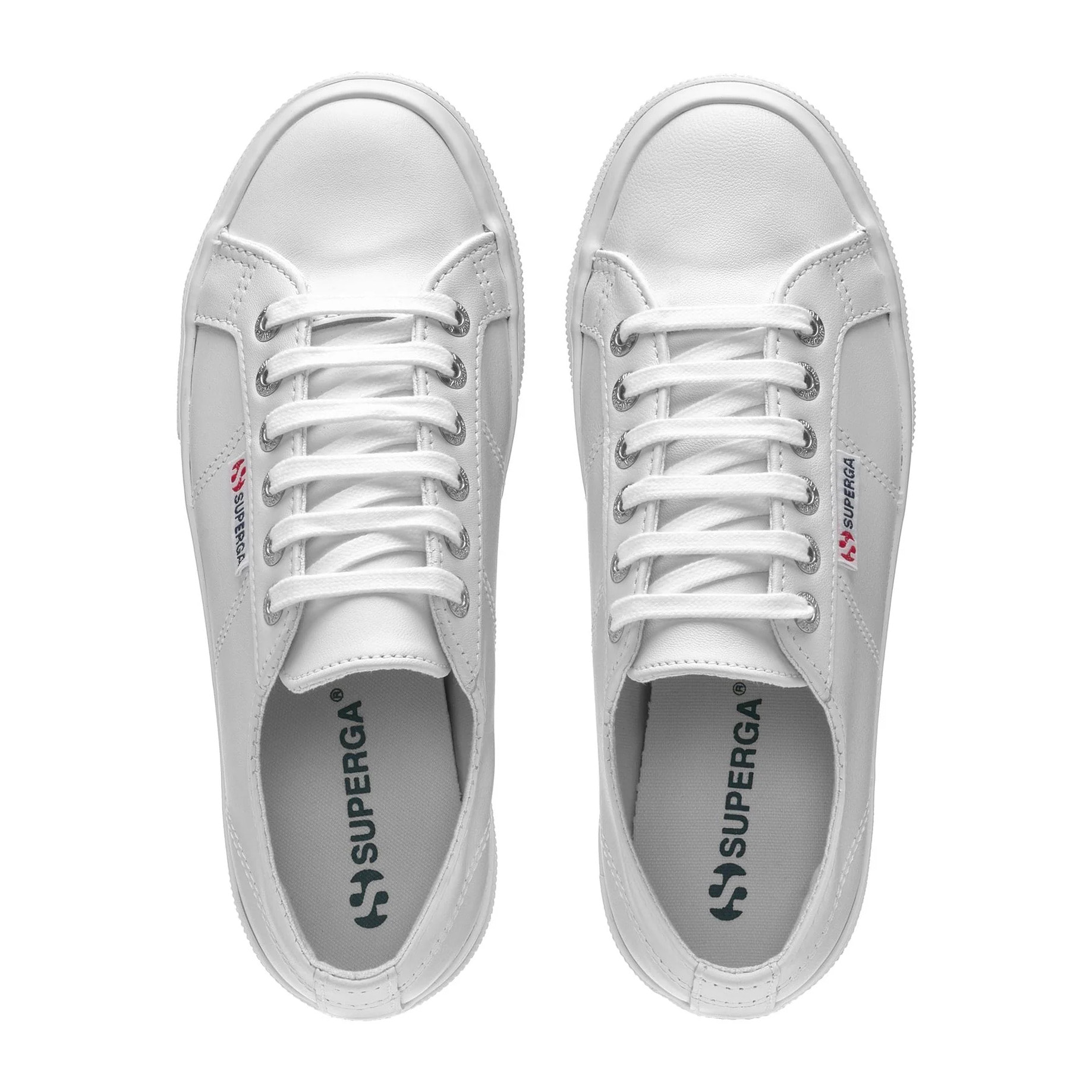 Superga - Scarpe da donna Donna Bianco - 2740 PLATFORM NAPPA