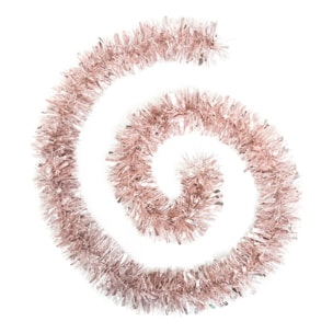 Guirlande de Noël Brillant Mate 100 x 6 x 2 M Rose