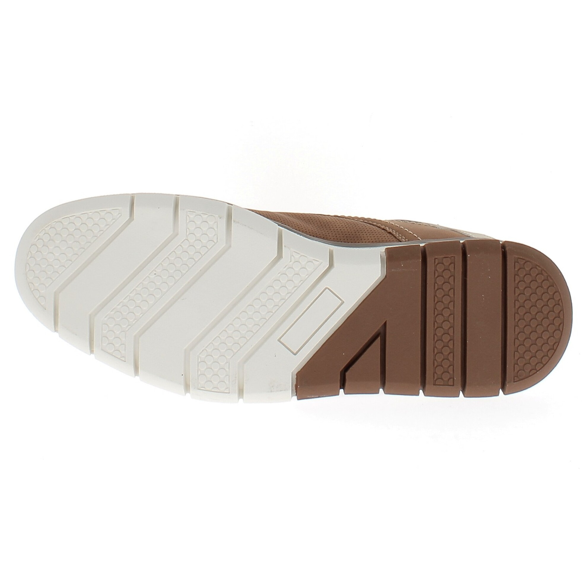 Armata di Mare Scarpe Uomo Scarponcino Casual Stringate con Soletta Rimovibile in Memory Foam AMU 1L909 Cuoio