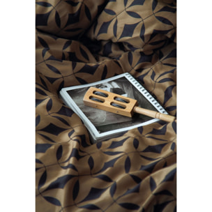 Parure housse de couette et taies oreiller 100% Satin de Coton imprimé