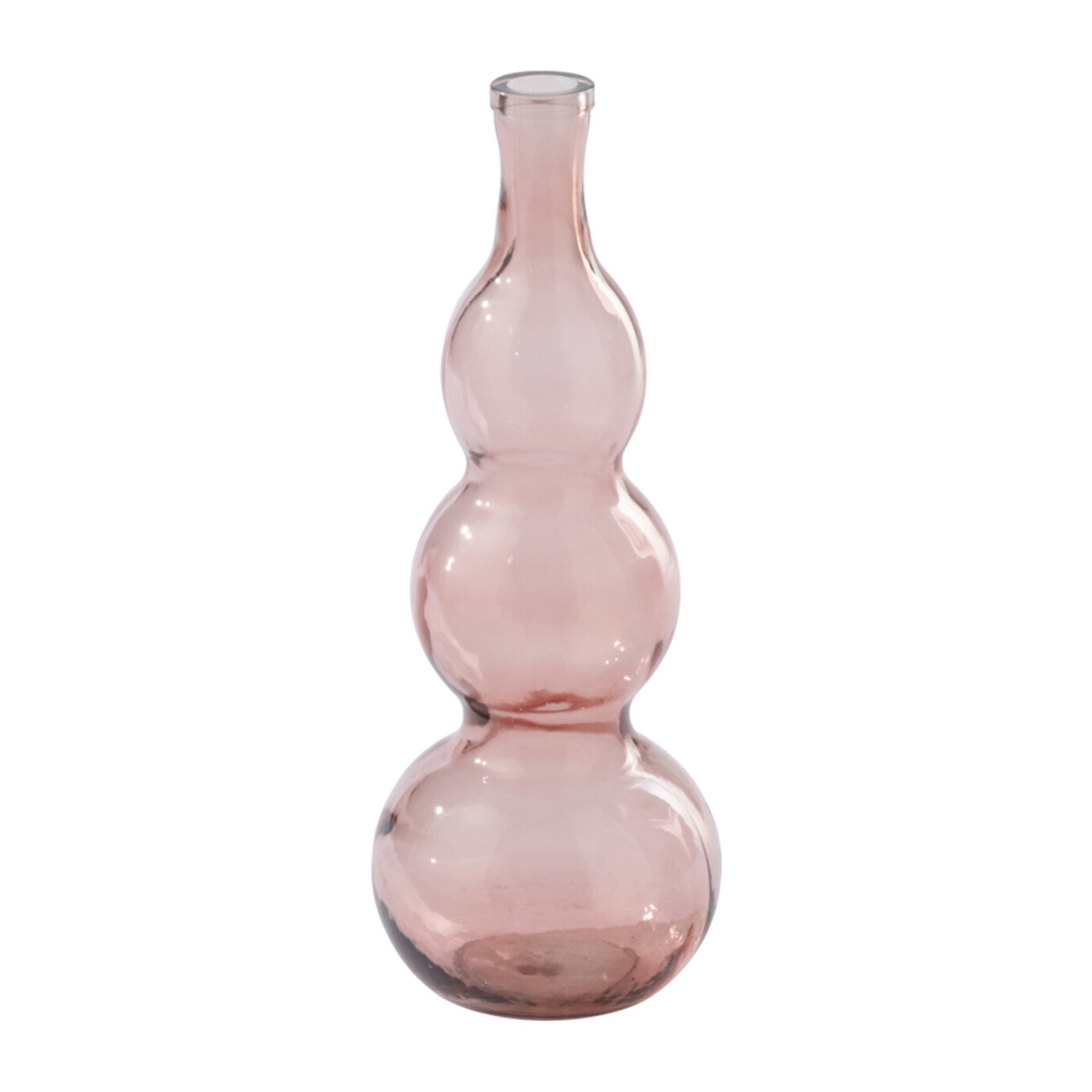 J-Line Vase - verre - rose saumon