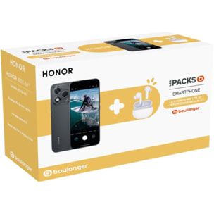 Smartphone HONOR Pack 400 Lite Noir 256Go+Buds Choice X7i