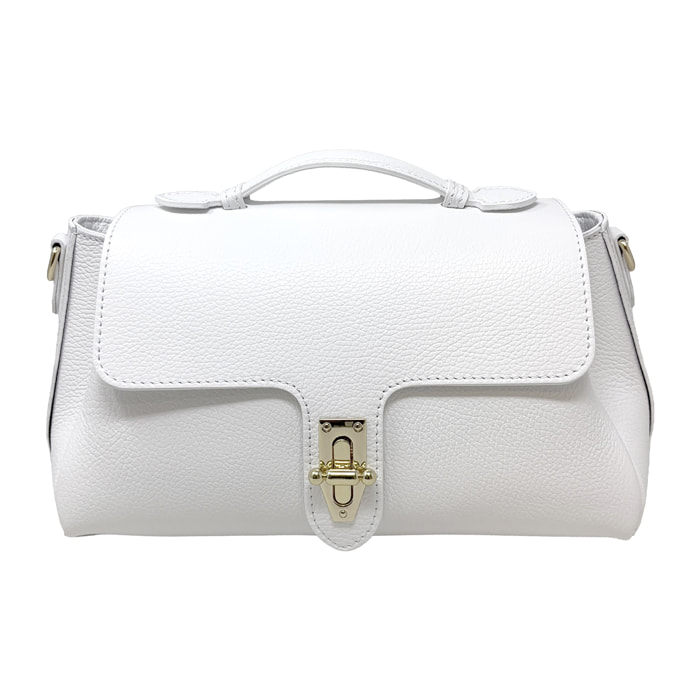Borsa a Mano Elegante in Vera Pelle Made in Italy