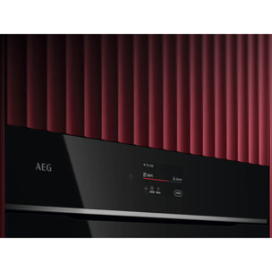 AEG Horno compacto 8000 MealAssist con Display CookSmart Touch 4,3 '', con WiFi TK8NK721B