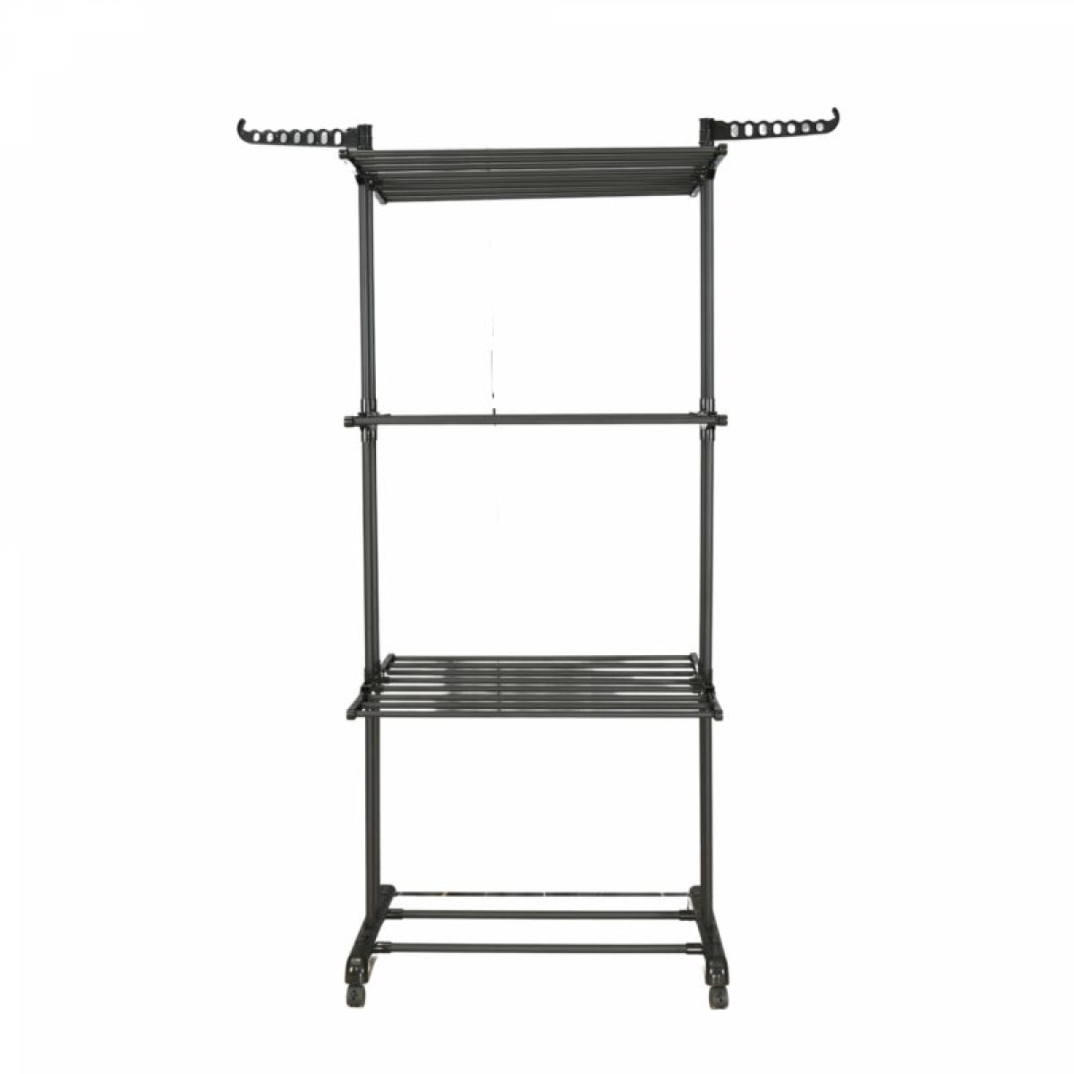 Séchoir multifonctions 20m d'étendage noir Herzberg HG8034-BB