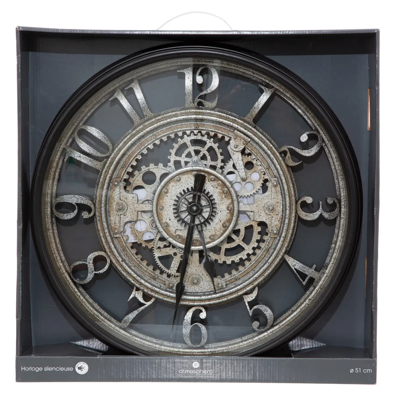 Horloge "Mécanisme" D51cm