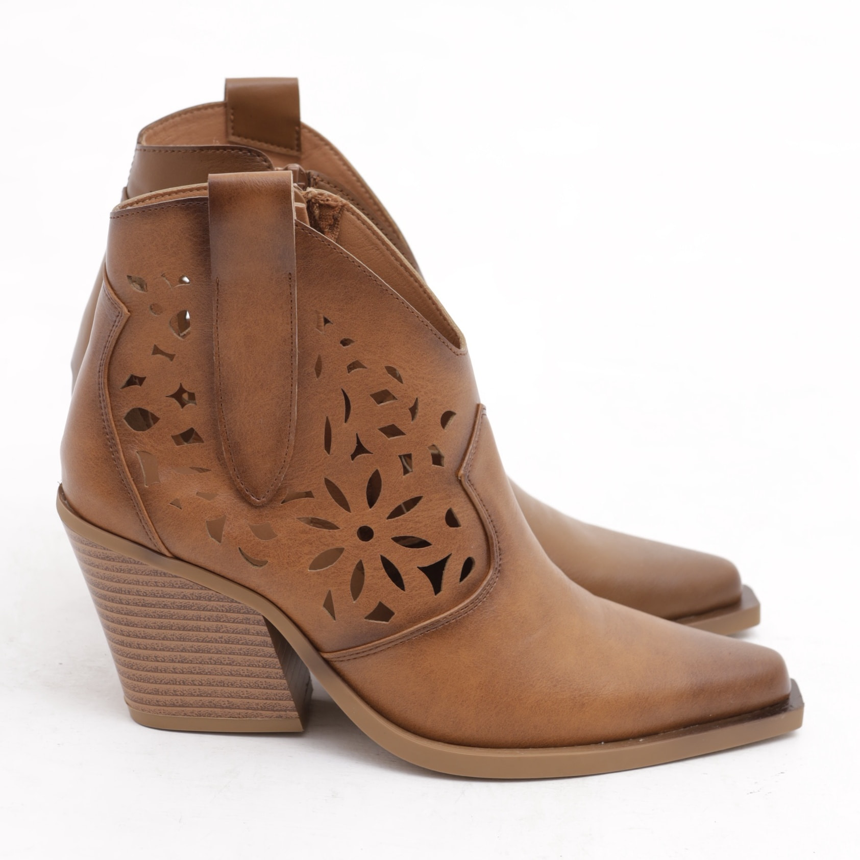 TEXANO BASSO TRAFORATO CHOCOLA' CUOIO