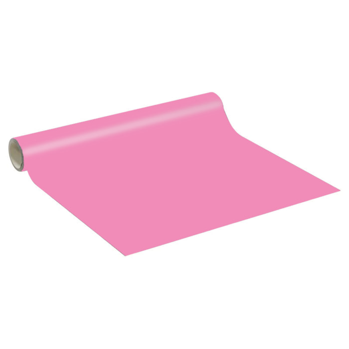 Rouleau adhésif décoratif Vinyle au Mètre - Rose - Sticker Lavable Imperméable Mur Cuisine Meubles