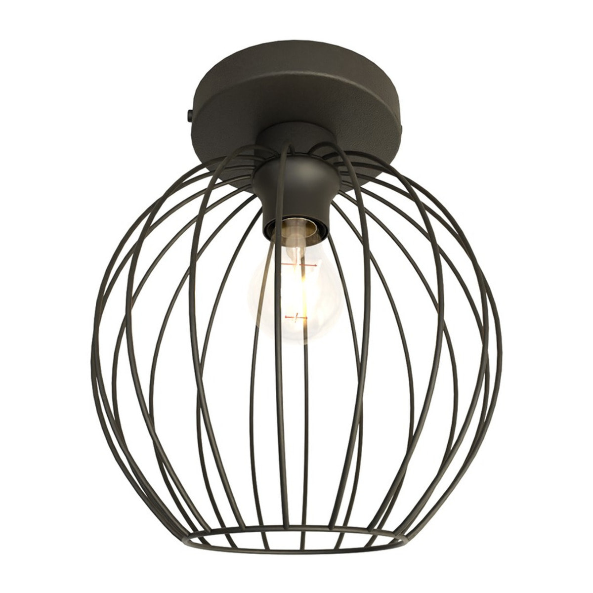 Lampada a sospensione NEST in acciaio nero